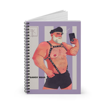 "G" Bear Harness / Spiral Notebook - Ruled Line